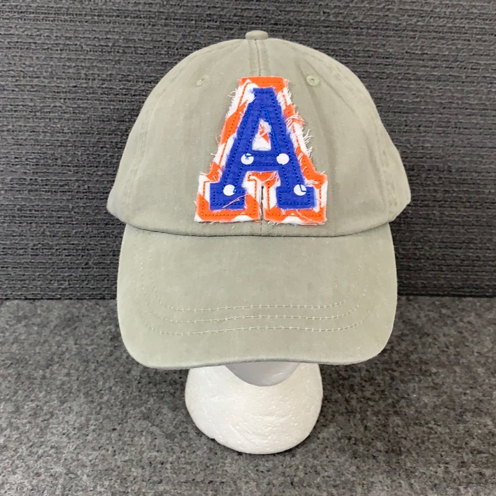 Adams Cool Crown Baseball Hat Unisex Adjustable Gray A Patch Strapback LP101